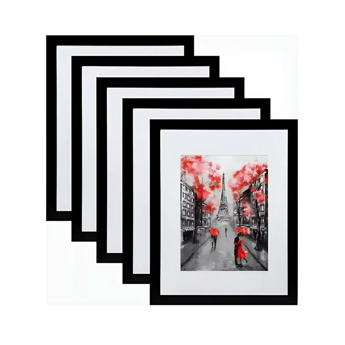 GENERICO - Pack 5 Marco Para Foto Portaretrato Decoración Cuadro Labg