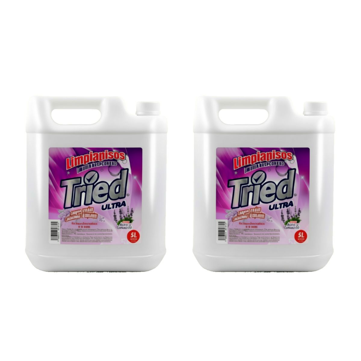 GENERICO - Pack 2 Limpiapisos Concentrado Lavanda 5 Litros TRIED
