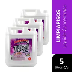 GENERICO - Pack 3 Limpiapisos Concentrado Lavanda 5 Litros TRIED