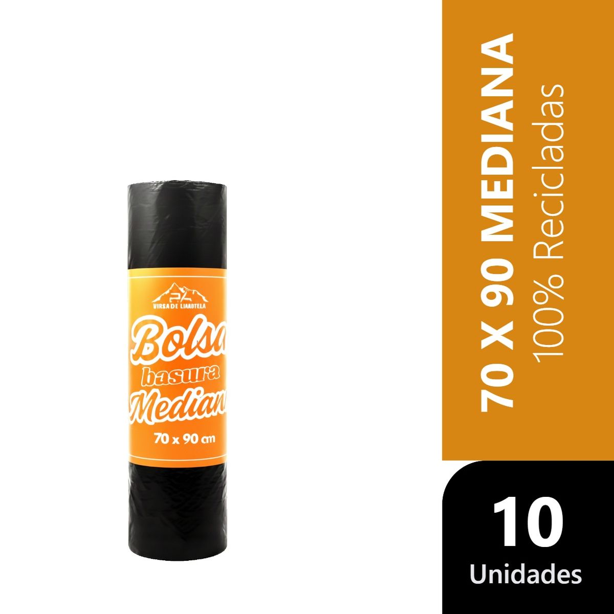 GENERICO - Bolsas De Basura Mediana 70x90 10 Unidades