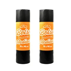 GENERICO - Bolsas De Basura Mediana 70x90 20 Unidades