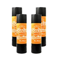 GENERICO - Bolsas De Basura Mediana 70x90 40 Unidades