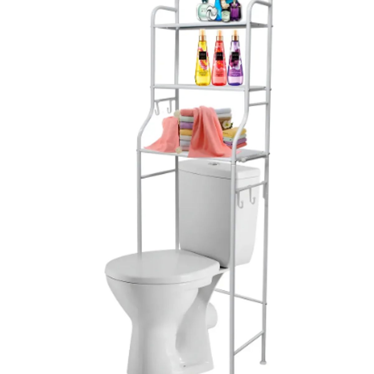 GENERICO - Estante Mueble De Baño Rack Organizador 3 Niveles Armable