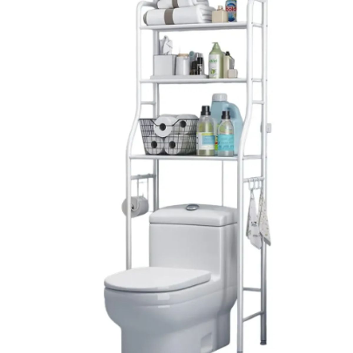 GENERICO - Estante Mueble De Baño Rack Organizador 3 Niveles Armable