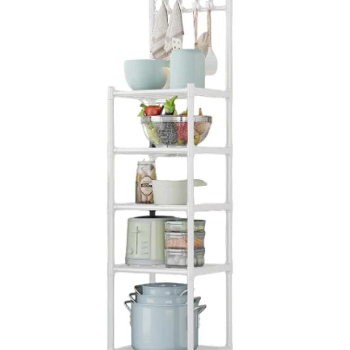 GENERICO - Estante Rack 5 Niveles Multifuncional P/ Cocina Baño Jardín