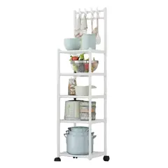 GENERICO - Estante Rack 5 Niveles Multifuncional P/ Cocina Baño Jardín