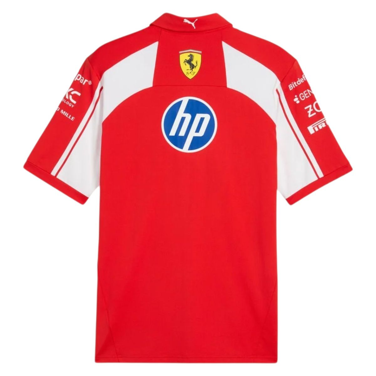 PUMA - Polera Polo PUMA Authentic Oficial Scuderia Ferrari HP 2026 Rojo