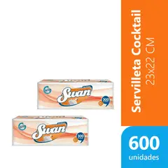 SWAN - Servilletas 600 Unidades Cocktail
