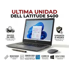 DELL - Latitude 5400 TOUCH FHD i5-8665U 8GB Ram 256GB SSD Windows 11Pro Reacondicionado Grado A