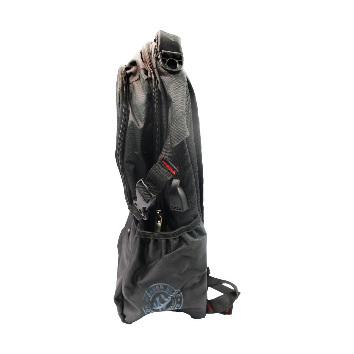 GENERICO - Mochila Impermeable Notebook Puerto USB Negro - SC