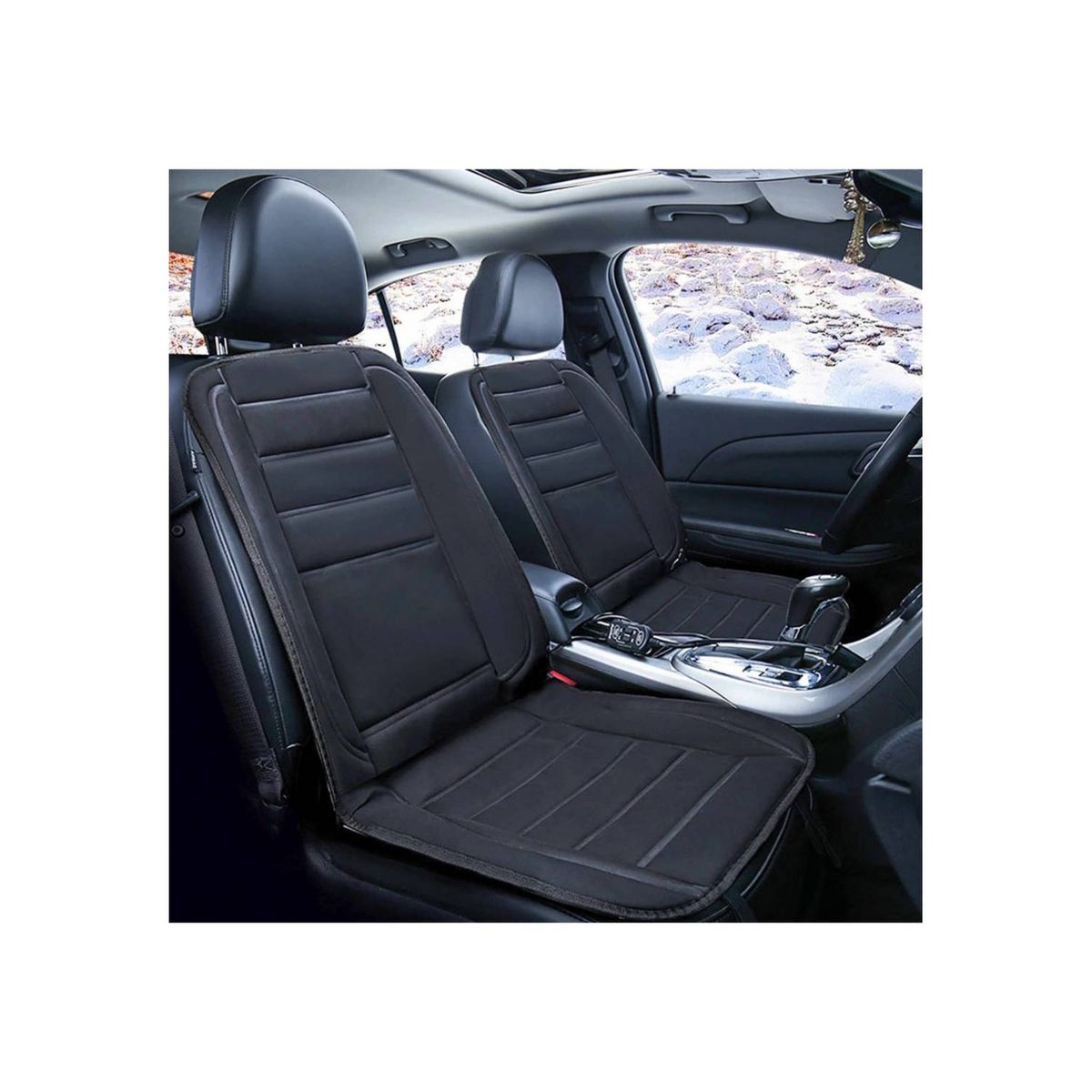 MOVI - FUNDAS  CUBRE  ASIENTO  PARA  AUTO  CALEFACTOR 12V