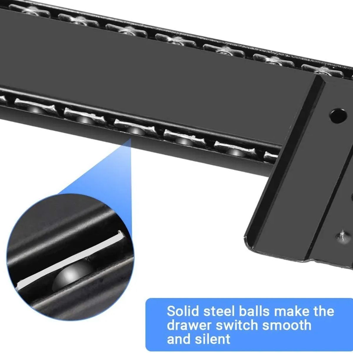 GENERICO - Corredera De Extension Para Bandejas Porta Teclado, 1 Par