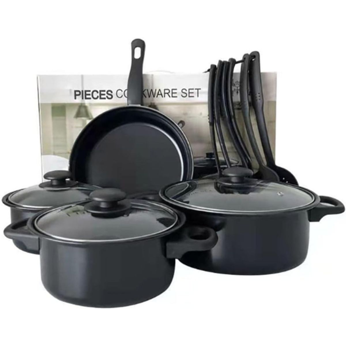 GENERICO - Set de Ollas HRZ-MARK 13 Pza