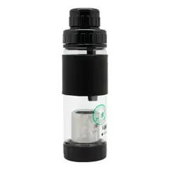 KEEP - Botella Vidrio Con Infusor Té Hierbas 410ml Negro