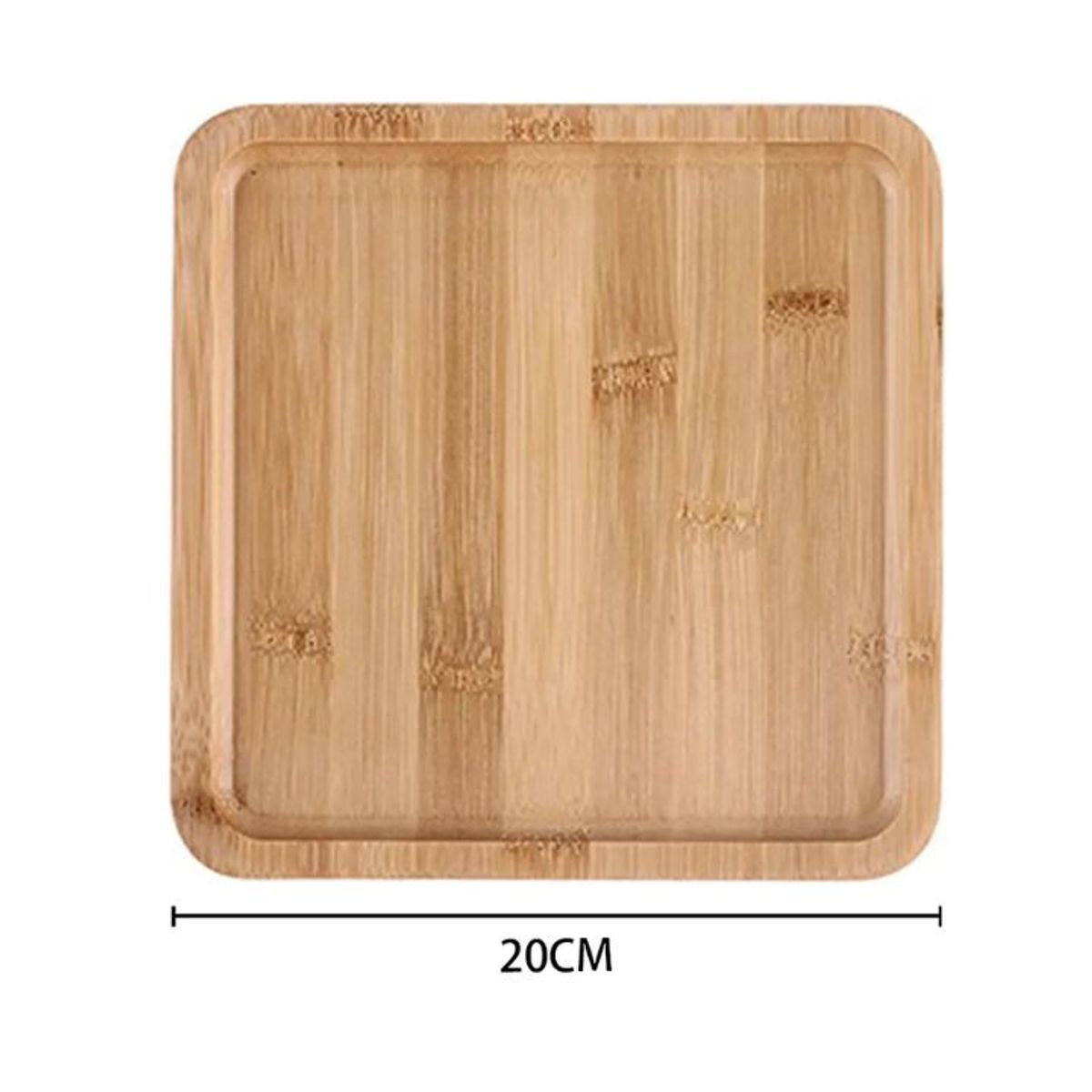 GENERICO - Tabla Madera Cuadrada 20cm