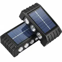 GENERICO - Foco Solar 2 Caras - 10 LED
