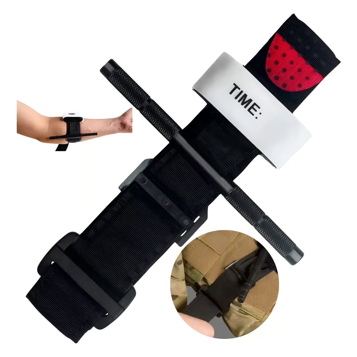 GENERICO - Torniquete Primeros Auxilio Botiquin Kit Curacion Emergencia