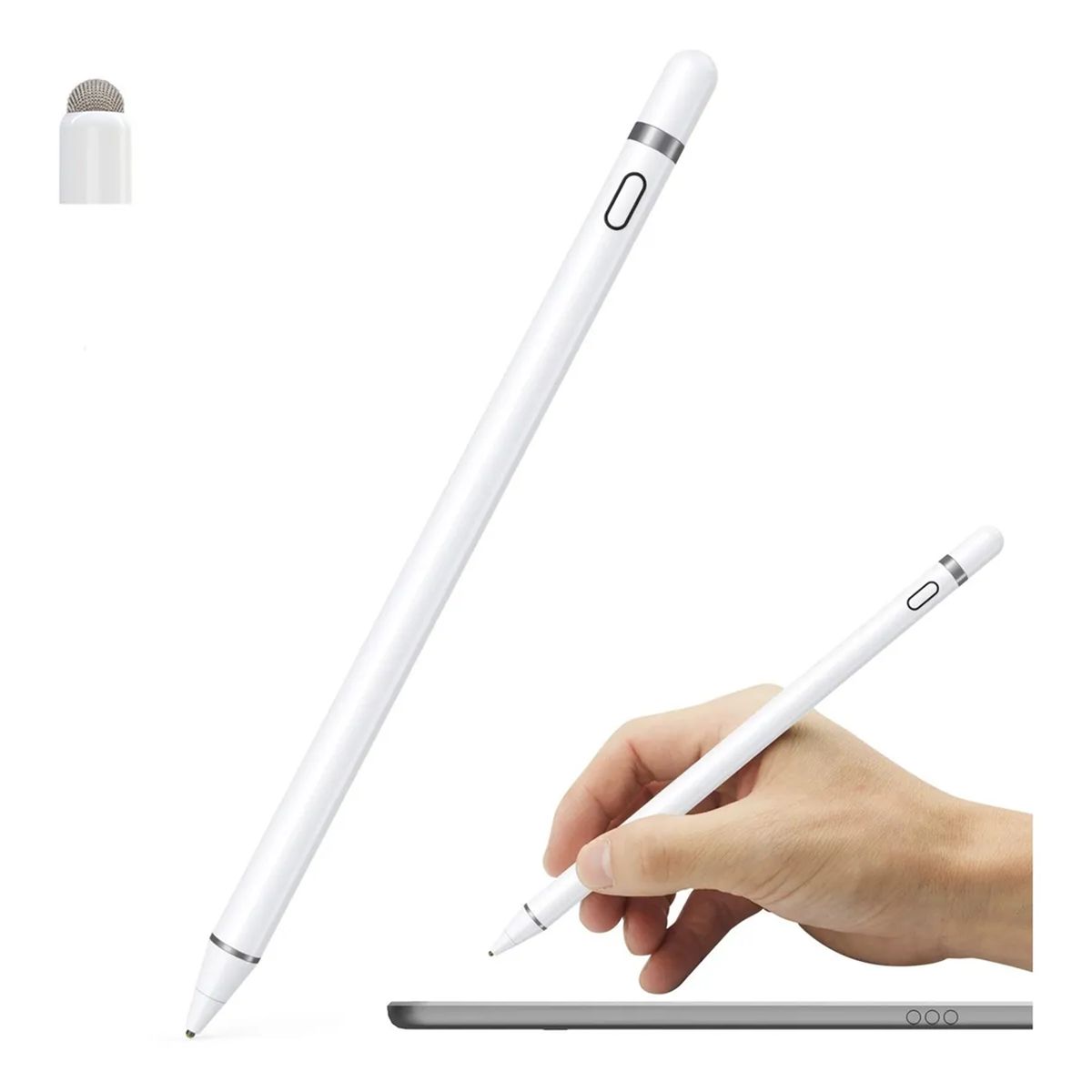 GENERICO - Lápiz Pencil Blanco Capacitivo Para Ipad Samsung Lenovo