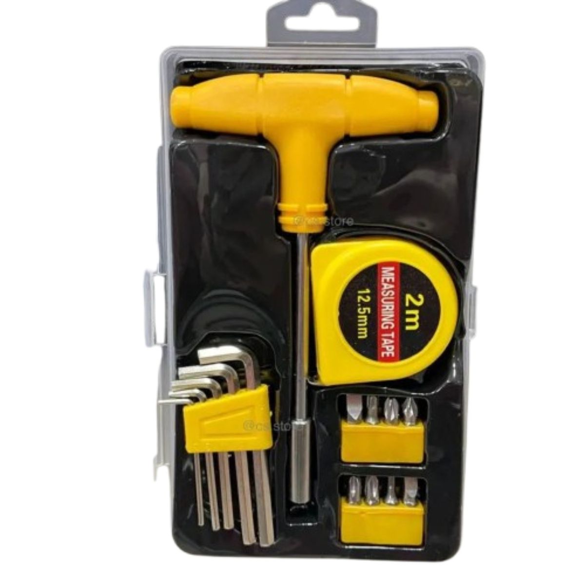 GENERICO - PACK X 3 JUEGO DE HERRAMIENTAS DE 5 PIEZAS 