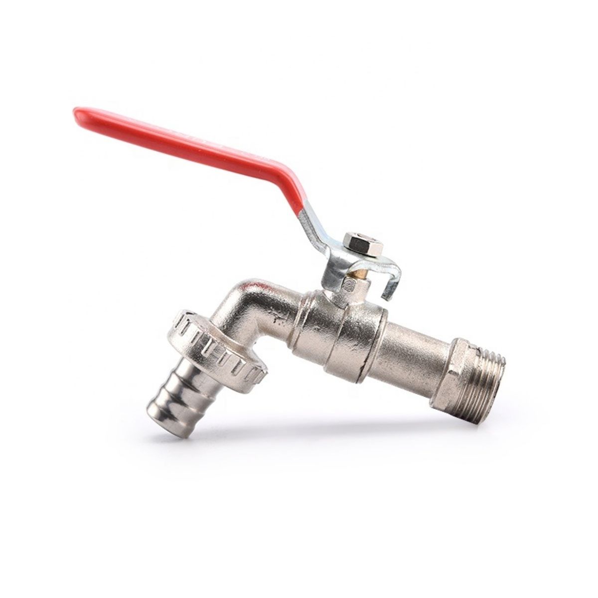 GENERICO - PACK X 3 LLAVE DE PASO JARDÍN O LAVADERO AGUA CALIENTE BRONCE 12
