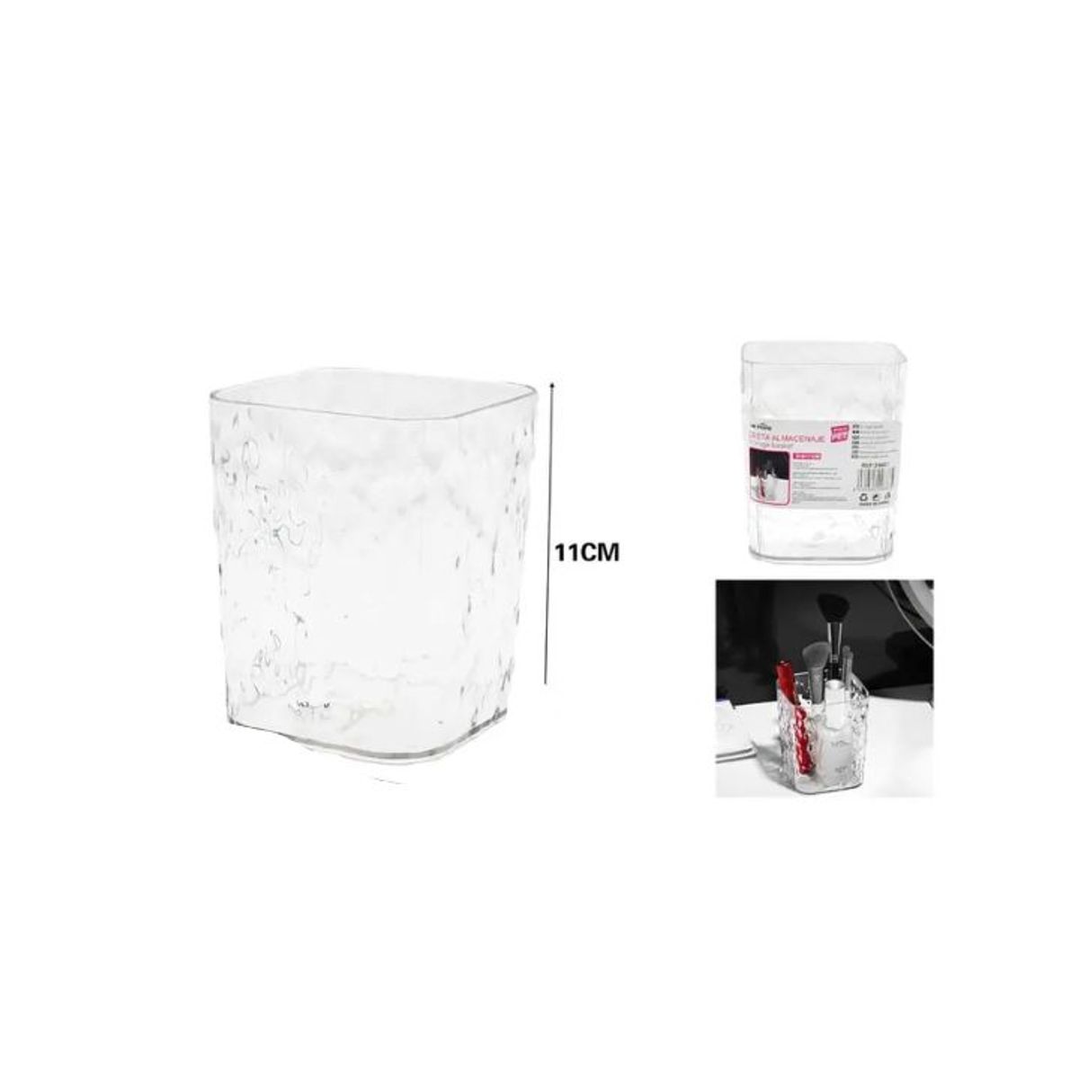 GENERICO - BOTE ORGANIZADOR PARA MAQUILLAJE 11CM