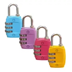GENERICO - PACK X 3 CANDADOS PARA EQUIPAJE CANDADOS PEQUEÑOS PARA MALETA