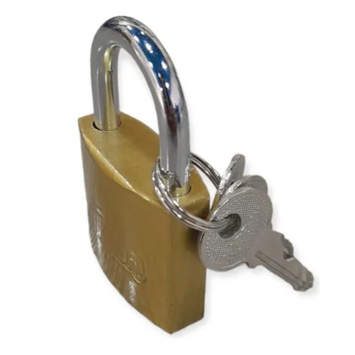 GENERICO - PACK X 3 CANDADO CON LLAVE 32MM