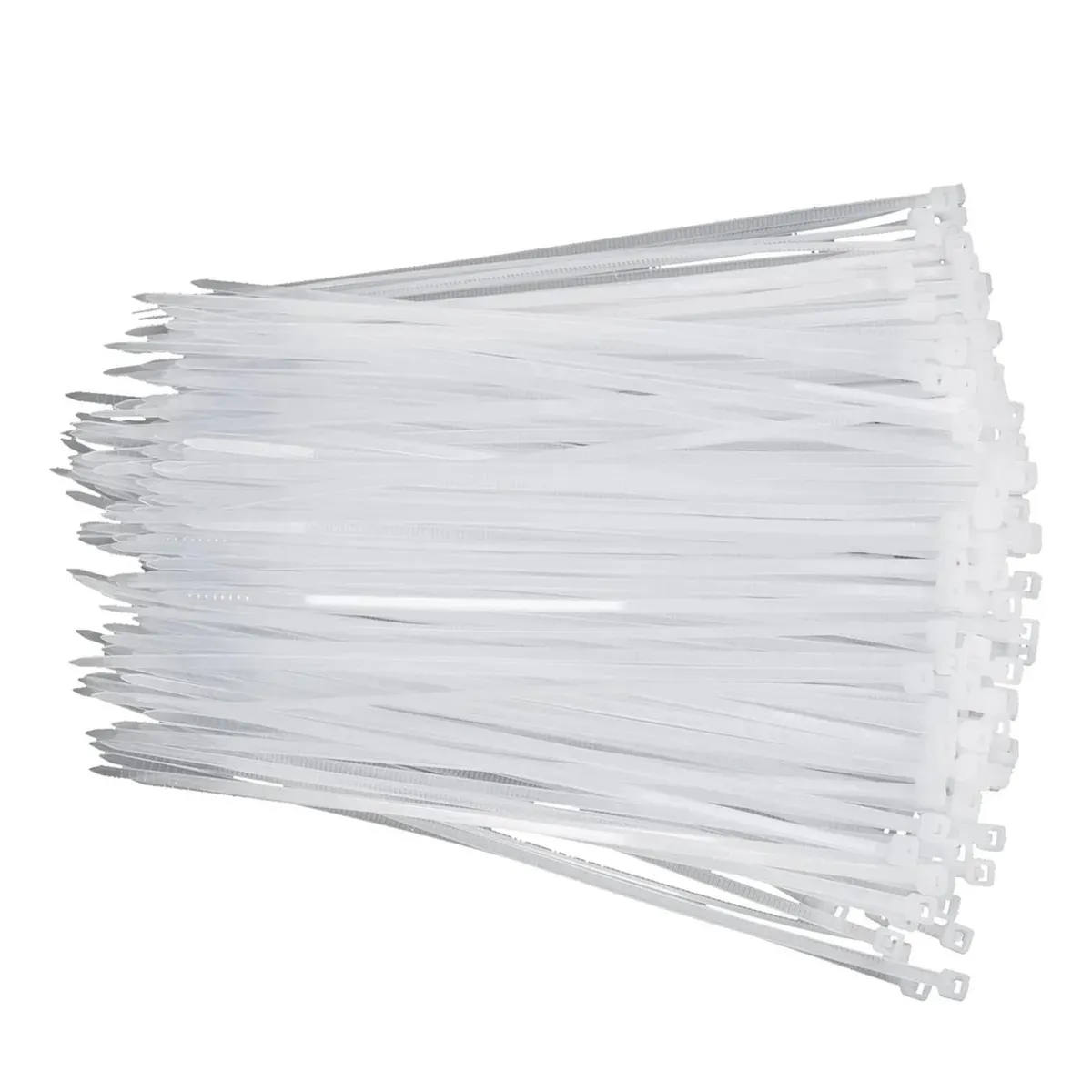 GENERICO - PACK X 3 100 TIRRAP DE NYLON 3.6MM X 300MM COLOR BLANCO