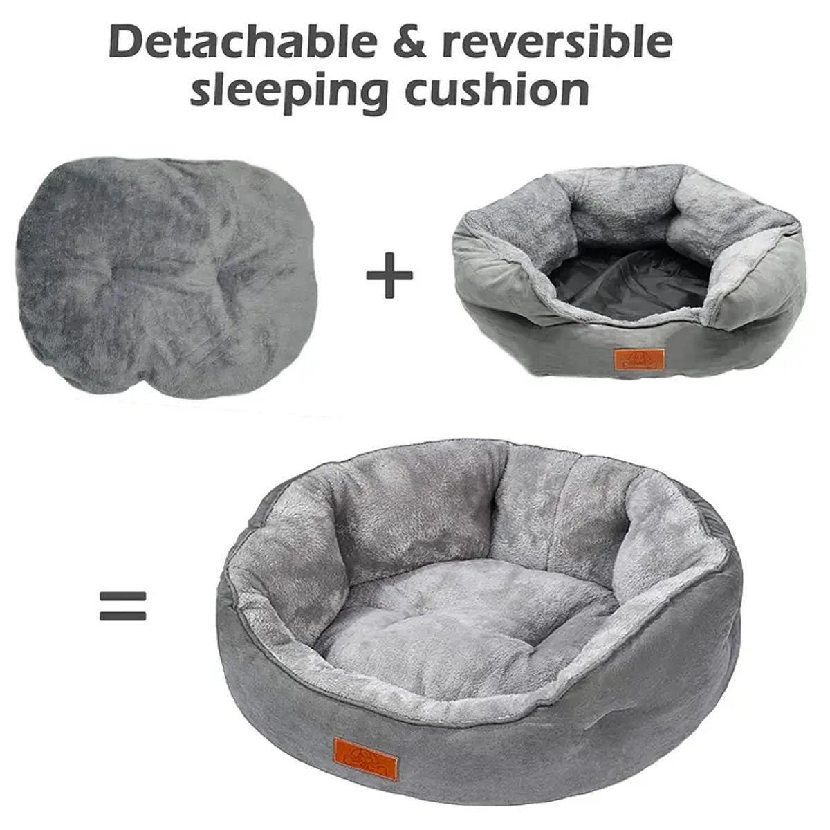 GENERICO - Cama Ultrasuave Antiestres Para Mascota Perros Gatos