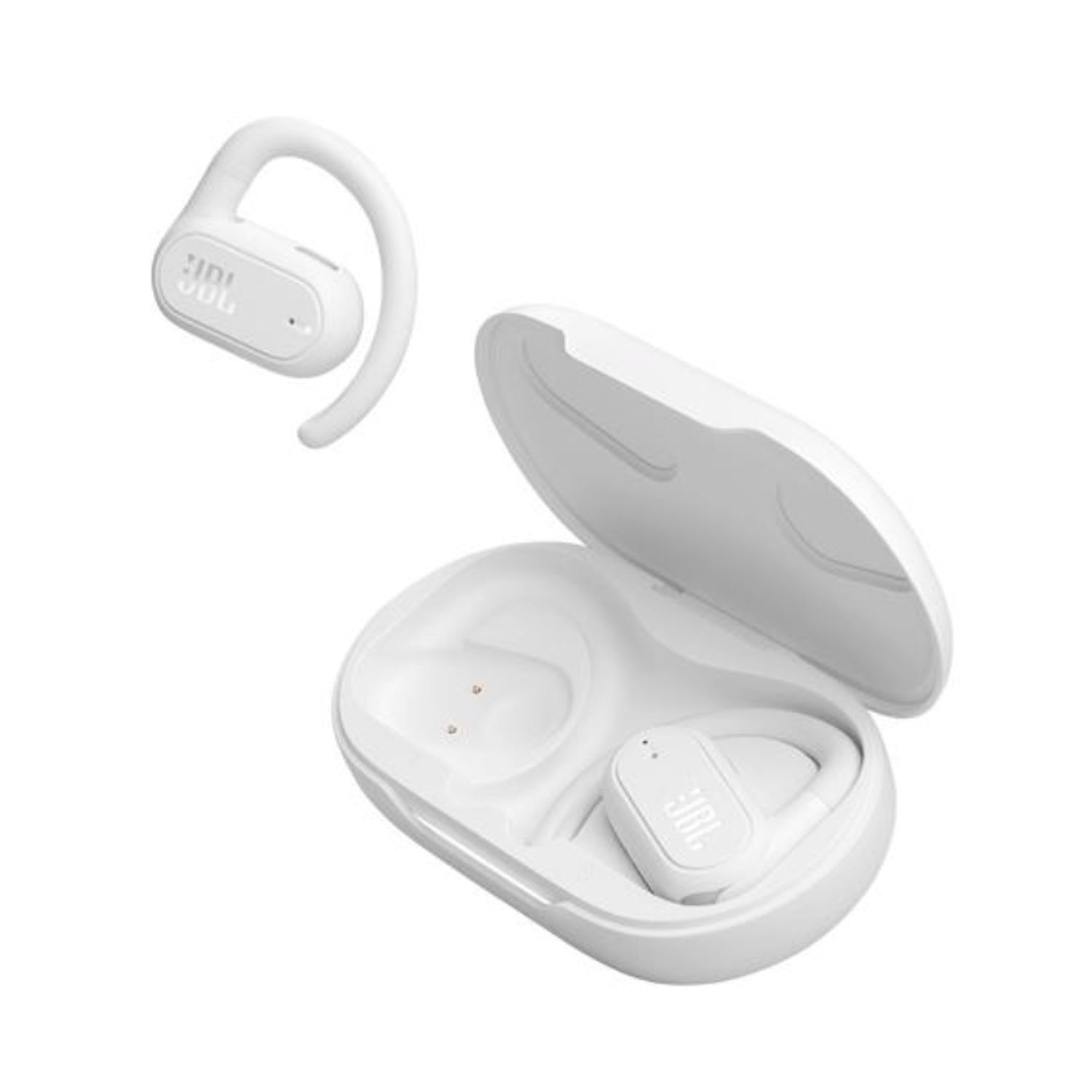 【美品】JBL SoundgearClips Bluetooth5.4ホワイト JBL JBL Soundgear Sense Audifono inalámbricos sonido Pure Bass
