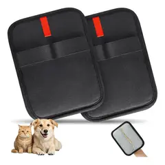 KUANGYE - Pack 2 Guante Cepillo Quita Pelo Removedor Pelusa Mascotas Ropa
