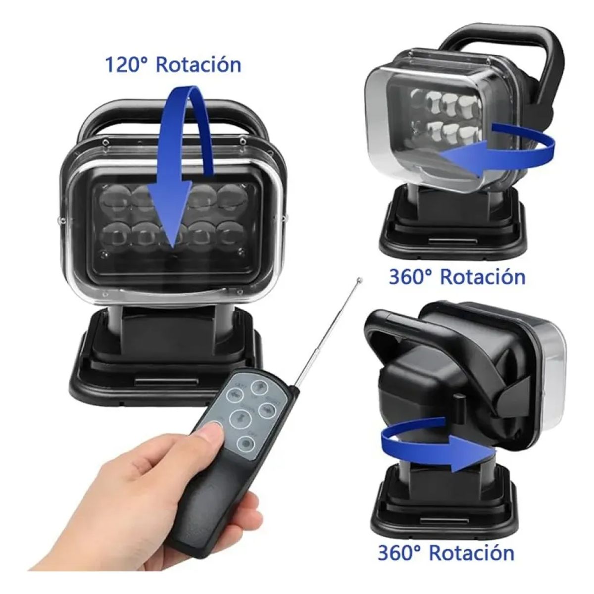 GENERICO - Foco Busca Led 50w Imantado De 360 Grados Focos