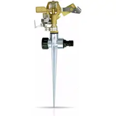 KUANGYE - Aspersor De Riego Automático De Impacto Metálico Con Estaca