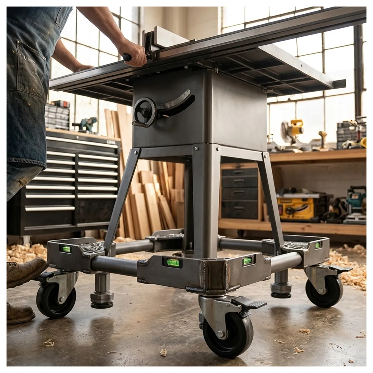 MALIK - Base Móvil 4 Pies con Ruedas para Lavadora y Refrigerador