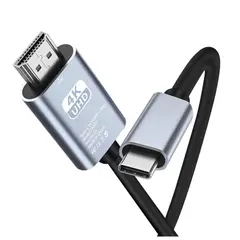MALIK - Cable USB-C a HDMI 4K 2 Metros para Computadora y Móvil