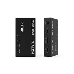 MALIK - Splitter de HDMI 4K 1x2 Duplicador Ultra HD para TV