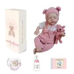 GENERICO - Muñecas Reborn De Silicona De Cuerpo Completo De 48 Cm