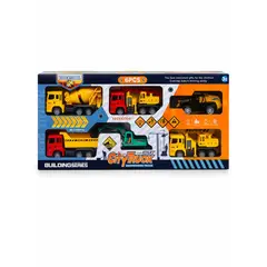 GENERICO - Set de 6 Camiones de Construcción de Juguete