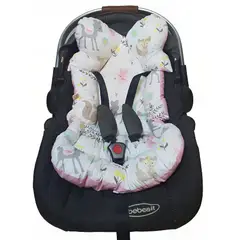 GENERICO - Acolchado Huevito para silla de coche bebe modelo Blanca