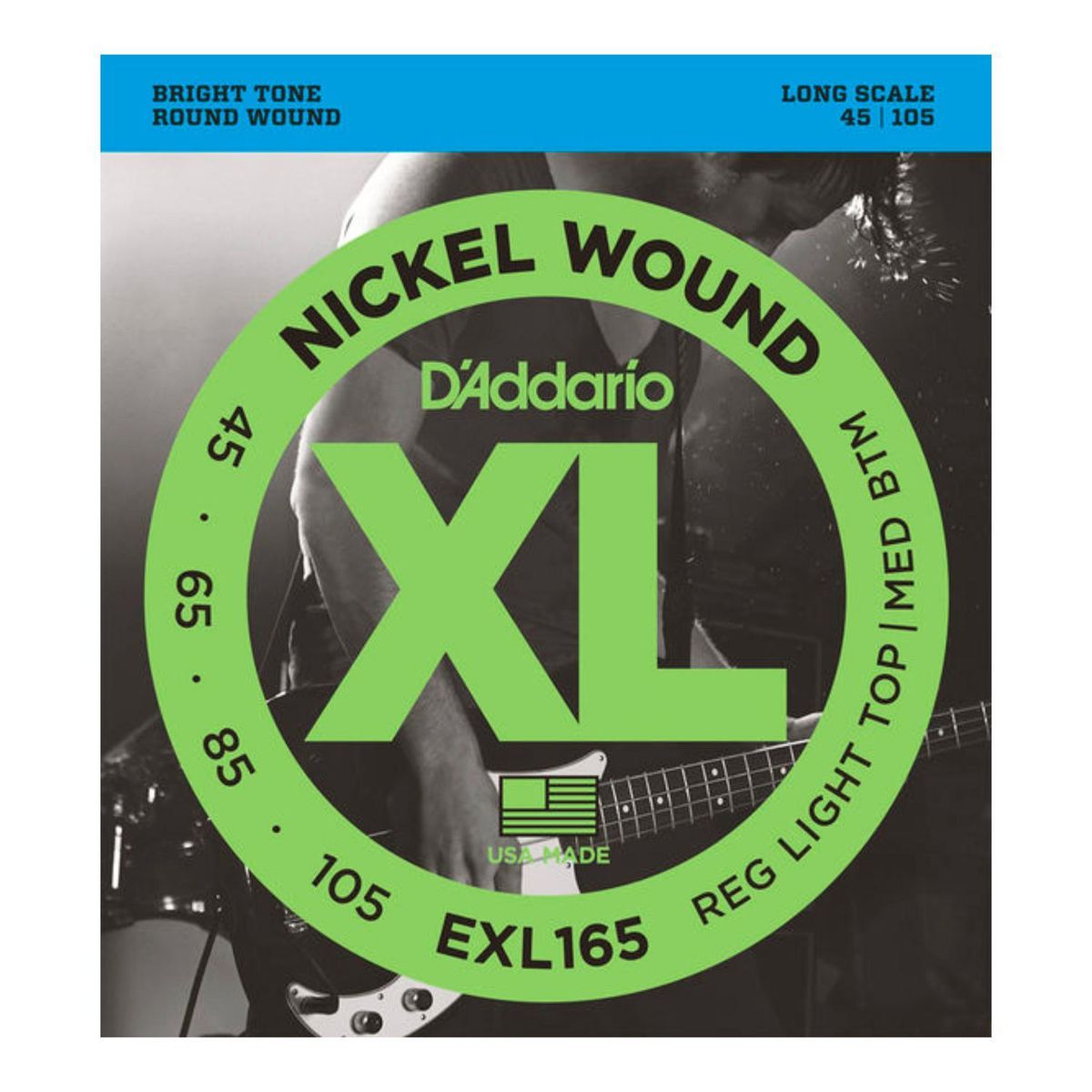 DADDARIO - Daddario EXL165 Set de Cuerdas Bajo Eléctrico 45-105