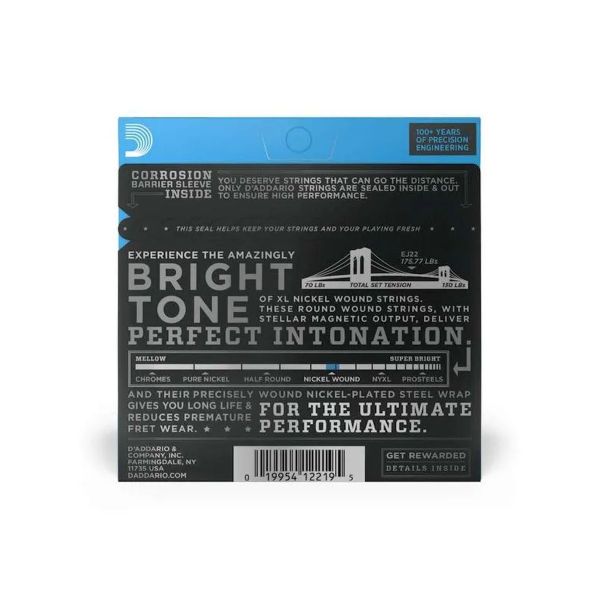 DADDARIO - Daddario 13-56 EJ22 Cuerdas para guitarra eléctrica