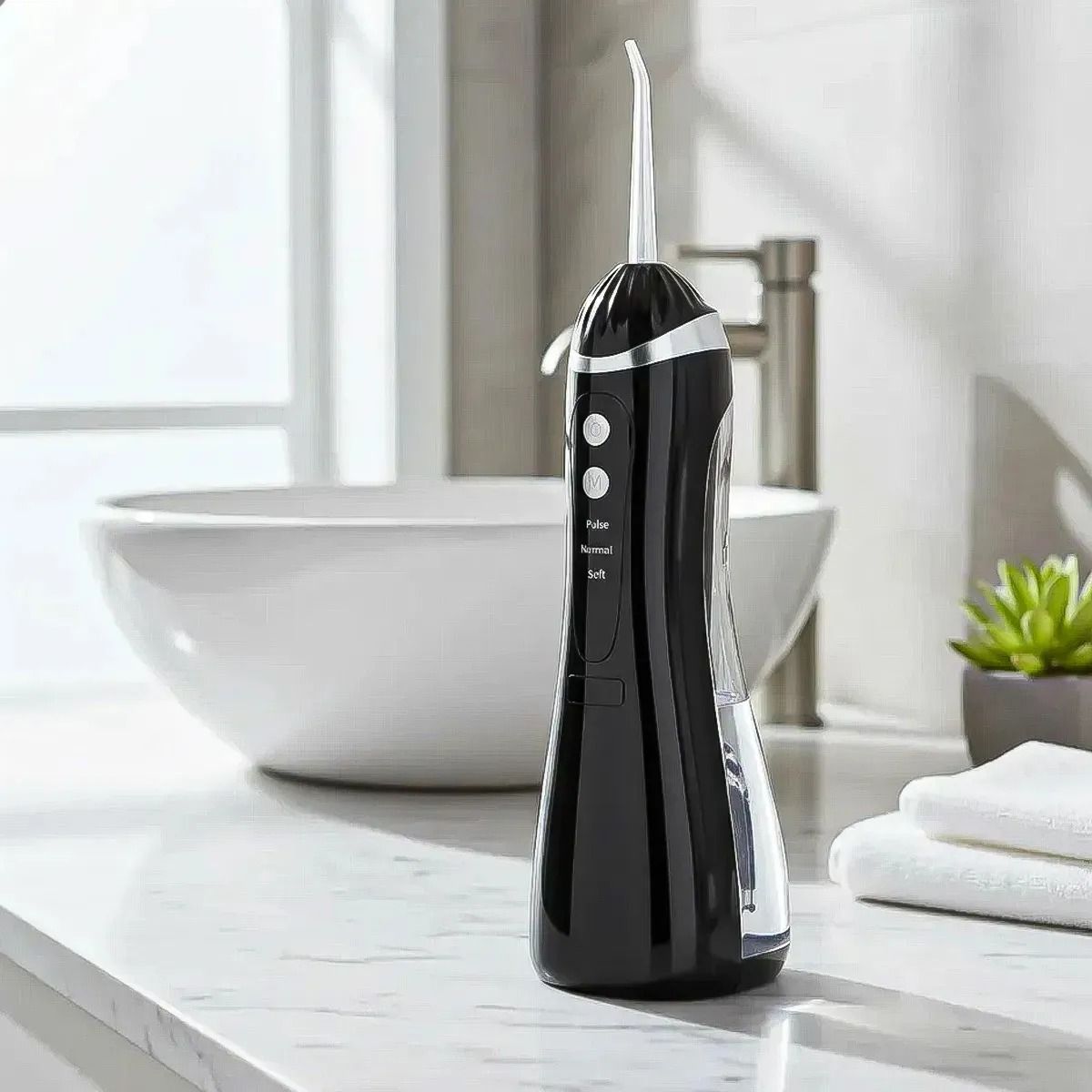 GENERICO - Irrigador Dental Irrigador Bucal Portátil Limpiador Oral Negro