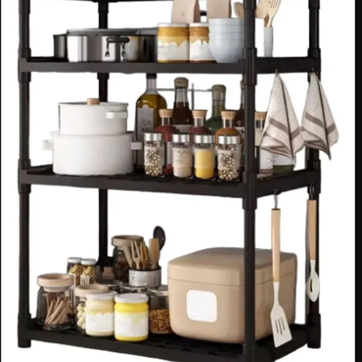 GENERICO - Estante Organizador De Cocina Baño Multifuncional 3 Niveles