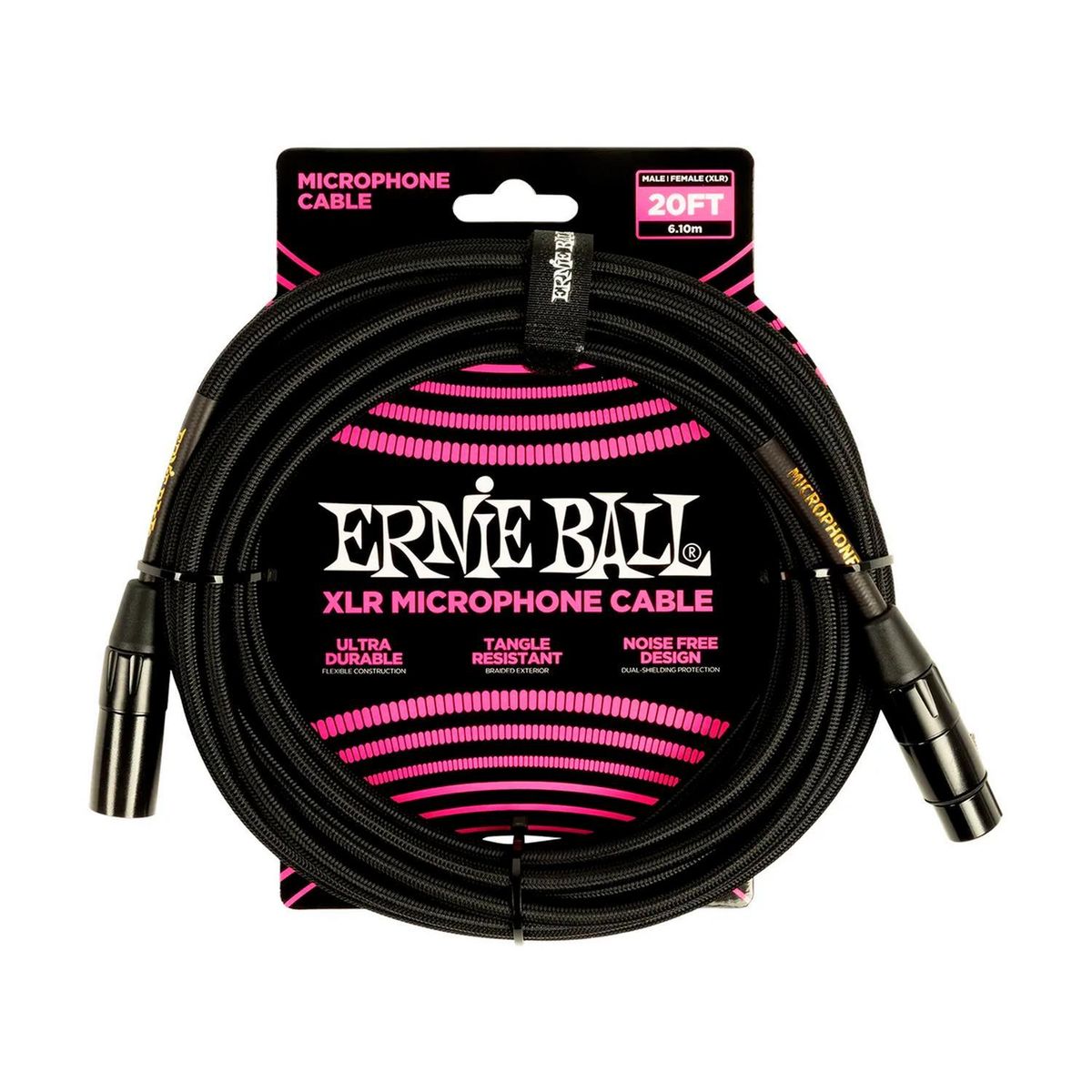 ERNIE BALL - Ernie Ball 6392 Cable XLR Micrófono 6m