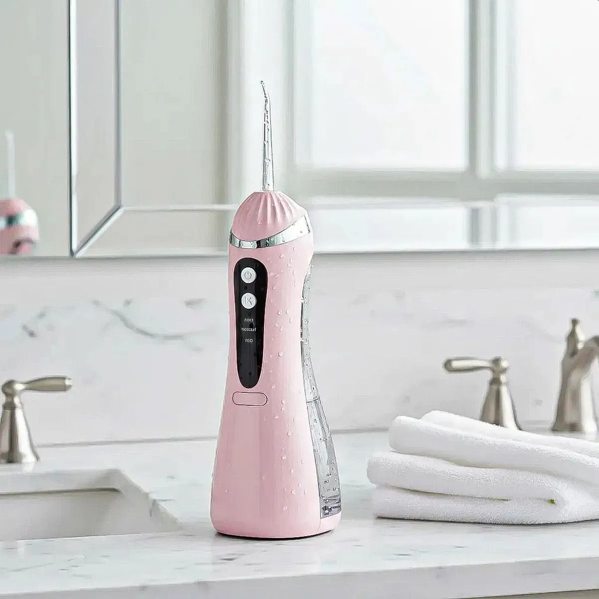 GENERICO - Irrigador Dental Irrigador Bucal Portátil Limpiador Oral Rosa
