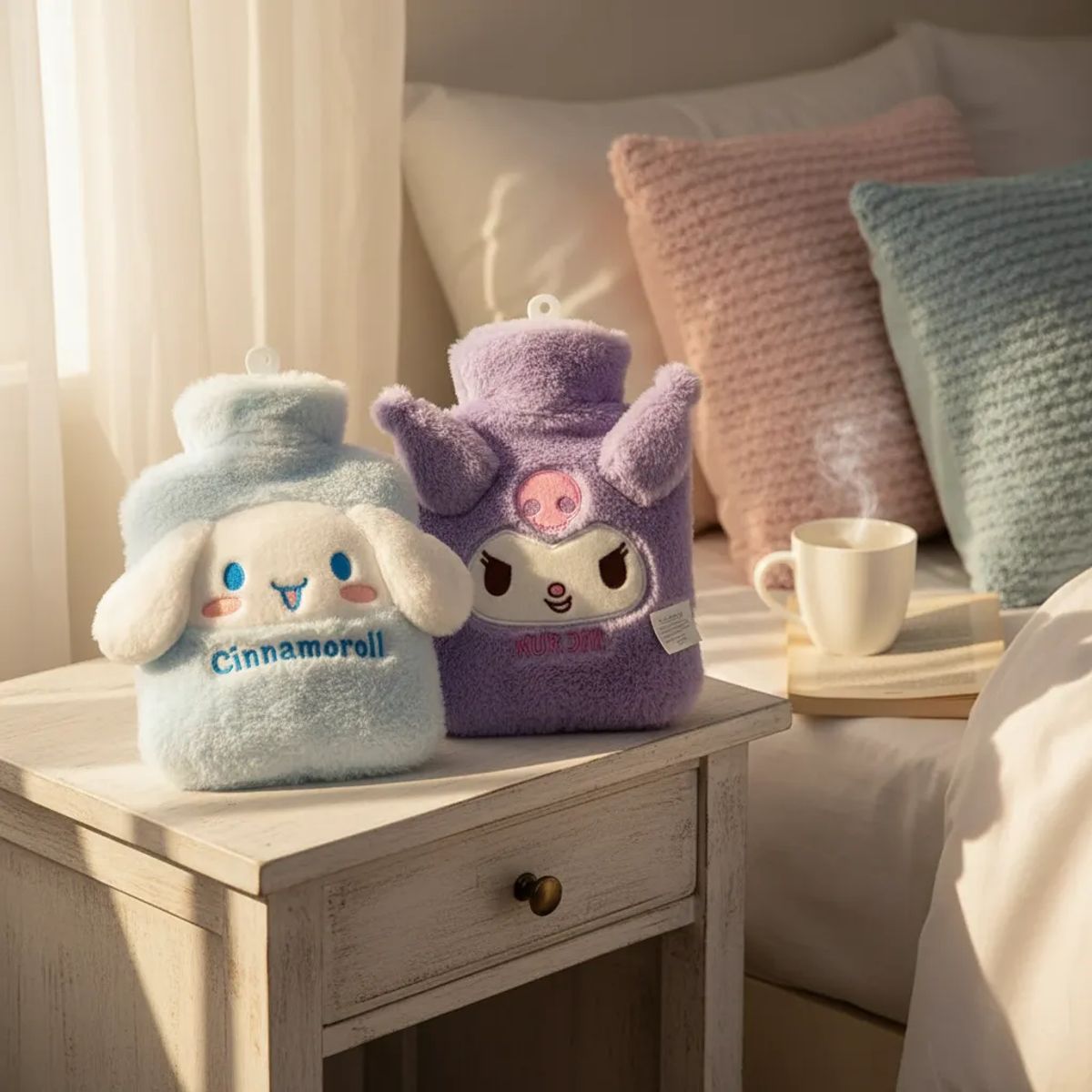 GENERICO - Guatero Electrico De Peluche Bolsa Termica Kawaii 1000ml