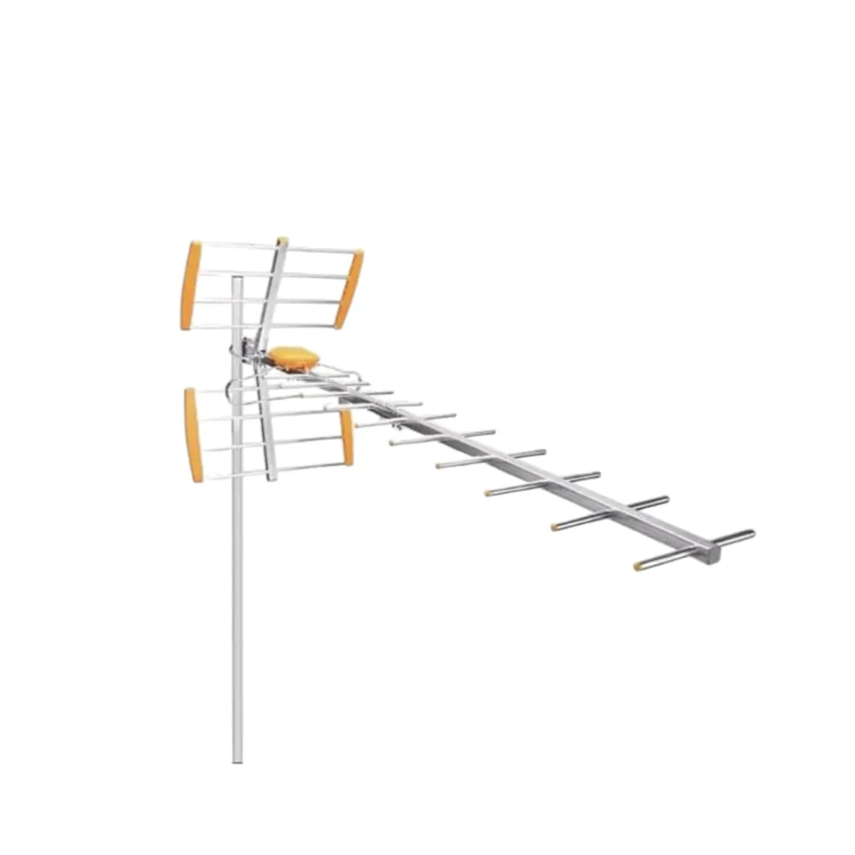 GENERICO - Antena Aerea Hdtv Fija Para Exterior De 17 Elementos