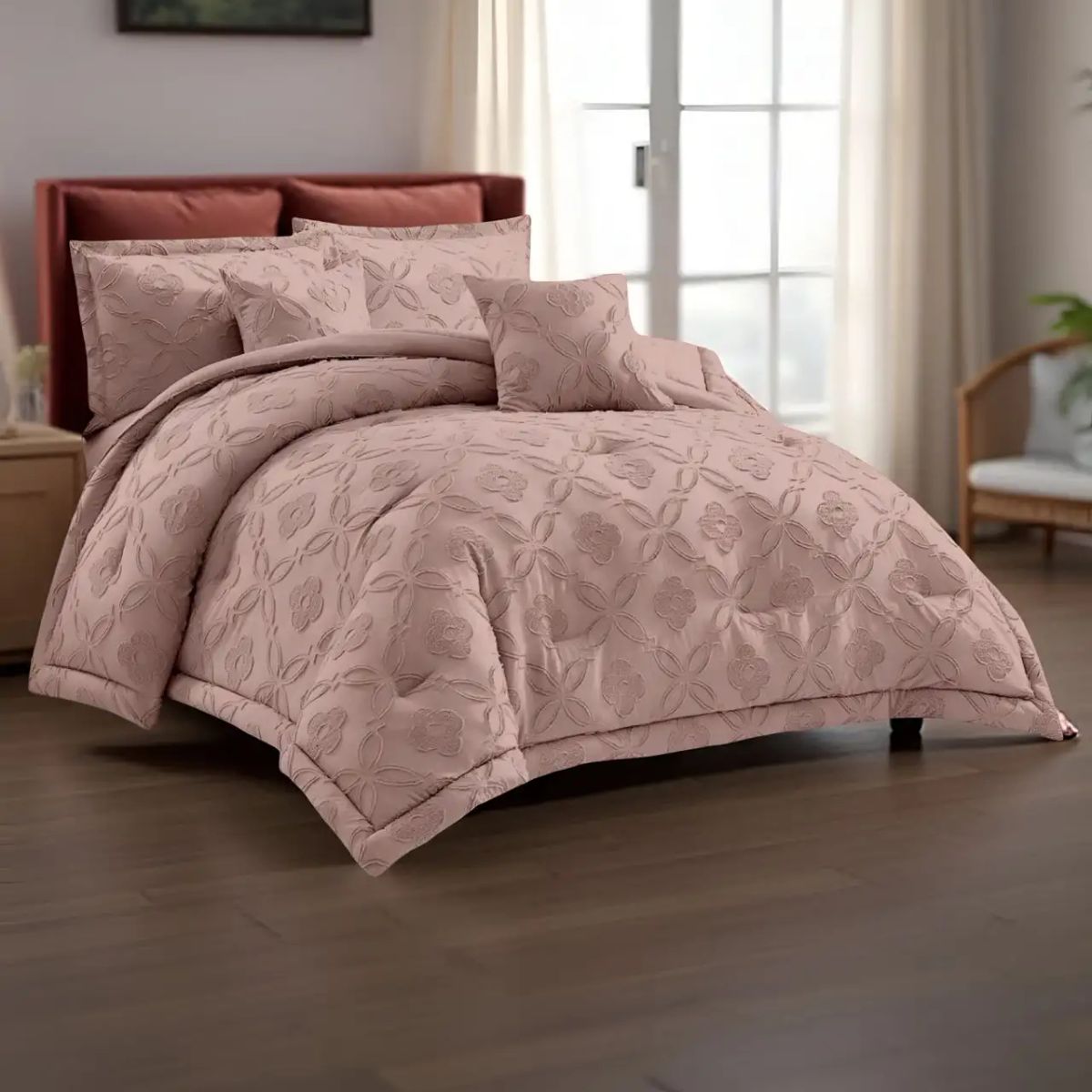 GENERICO - Quilt Decorativo King Cubrecama de Verano con Diseño Exclusivo