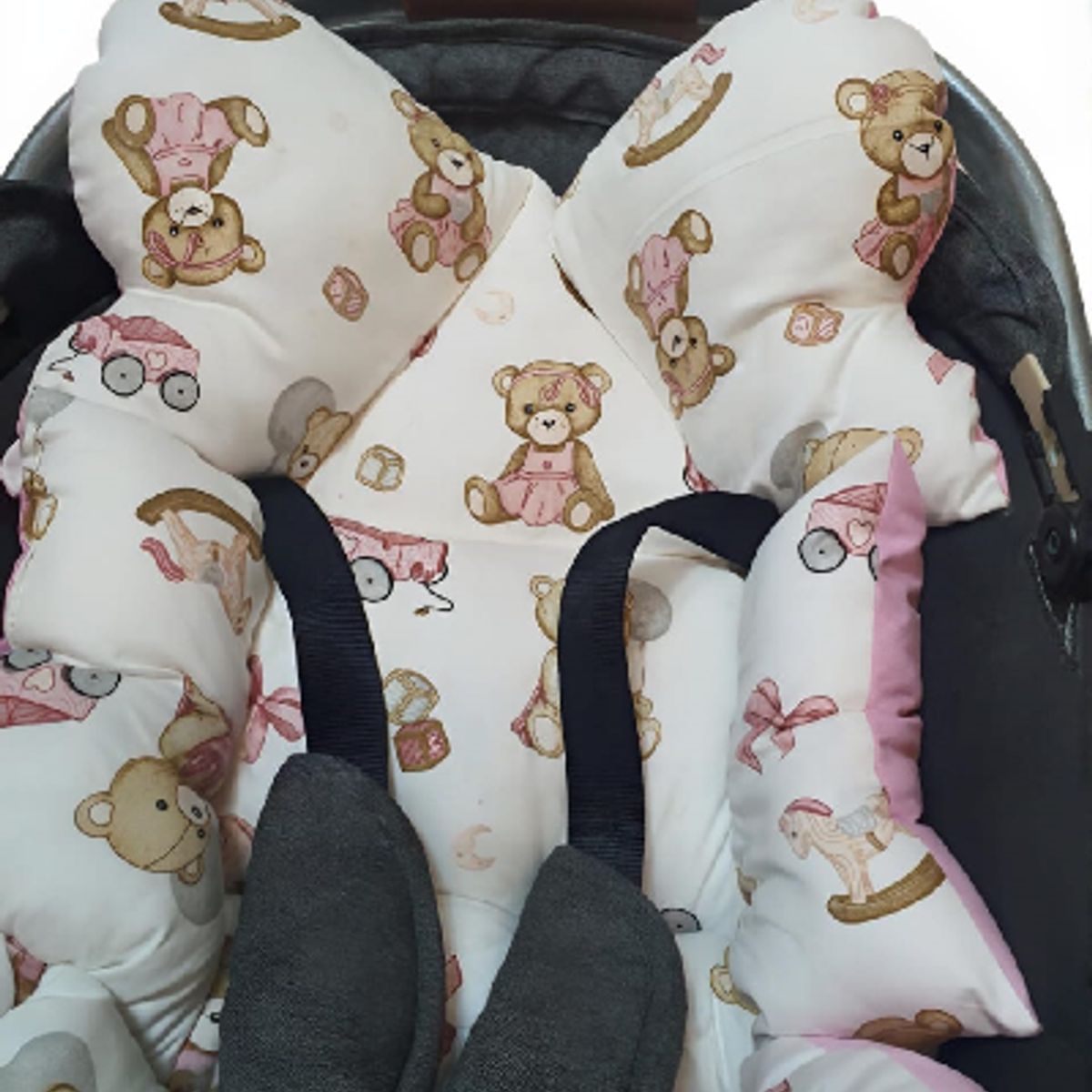 GENERICO - Acolchado Huevito para silla de coche bebe modelo Carlota