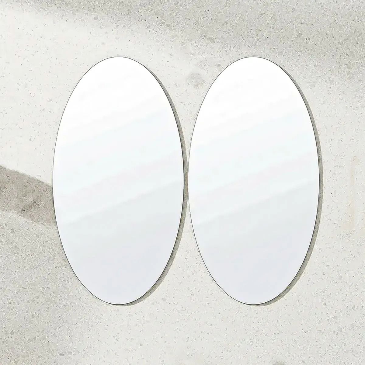 GENERICO - Set 2 Lamina Espejo Adhesivo 20x30cm Espejo Decorativo Vinil